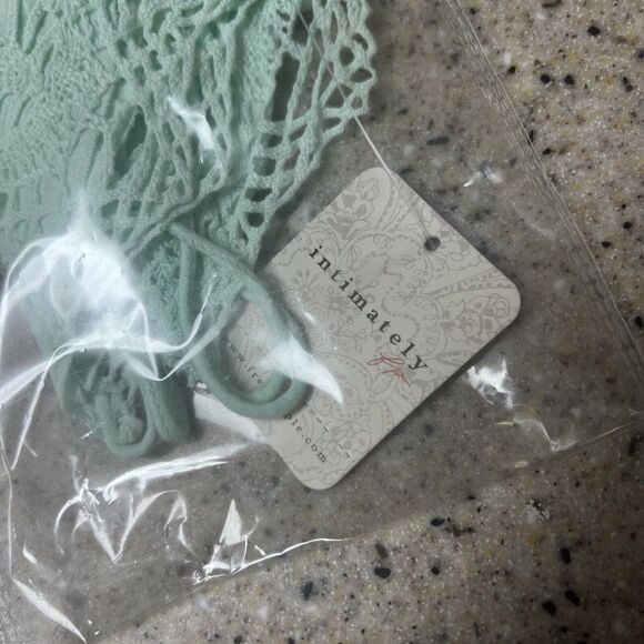 Free People Mariana Bralette‎ Clear Sky Seafoam Green Size XS NWT FP - Picture 5 of 5